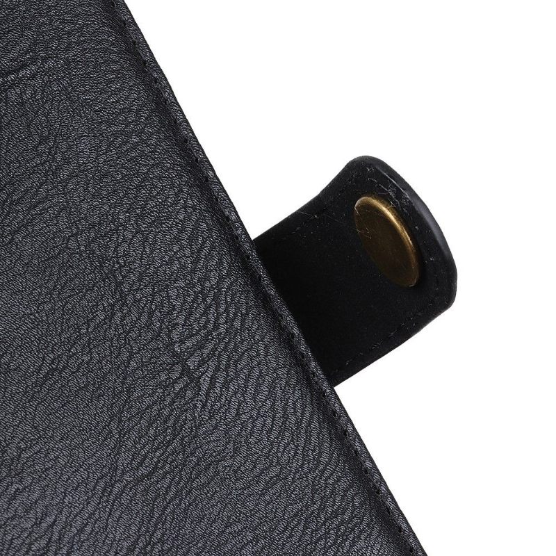 Folio-hoesje voor Xiaomi Redmi Note 8 Pro Anti-fall Khazneh Leereffect