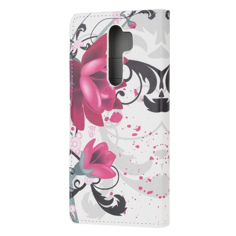 Folio-hoesje voor Xiaomi Redmi Note 8 Pro Lotusbloemen