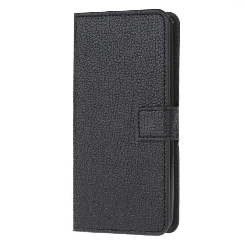 Folio-hoesje voor Xiaomi Redmi Note 8 Pro Lychee-leerstijl Met Huideffect