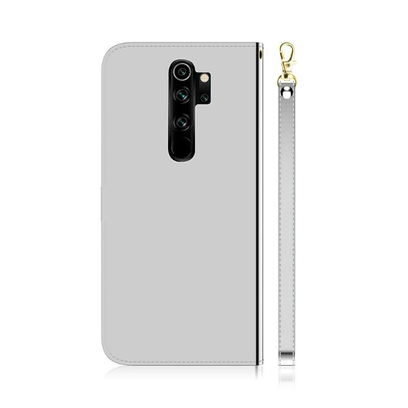 Folio-hoesje voor Xiaomi Redmi Note 8 Pro Spiegeleffect Van Kunstleer