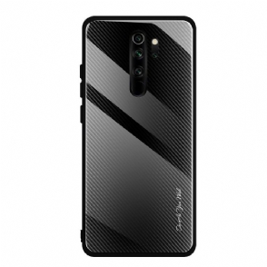 Hoesje voor Xiaomi Redmi Note 8 Pro Achterkant Van Koolstofglas