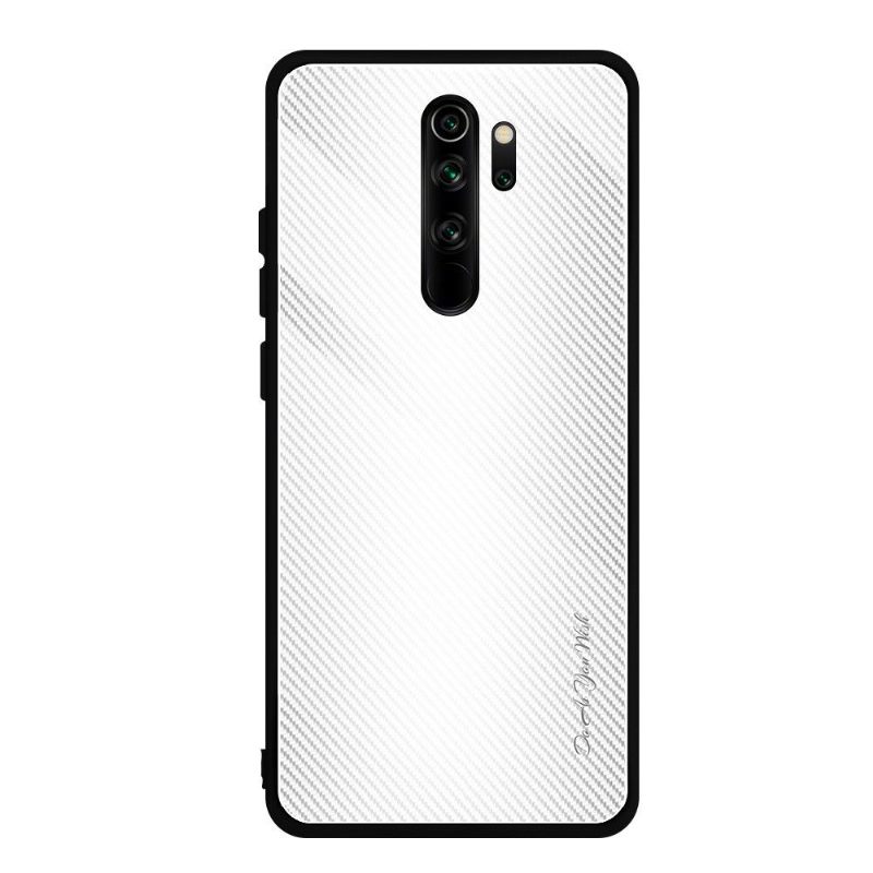 Hoesje voor Xiaomi Redmi Note 8 Pro Achterkant Van Koolstofglas