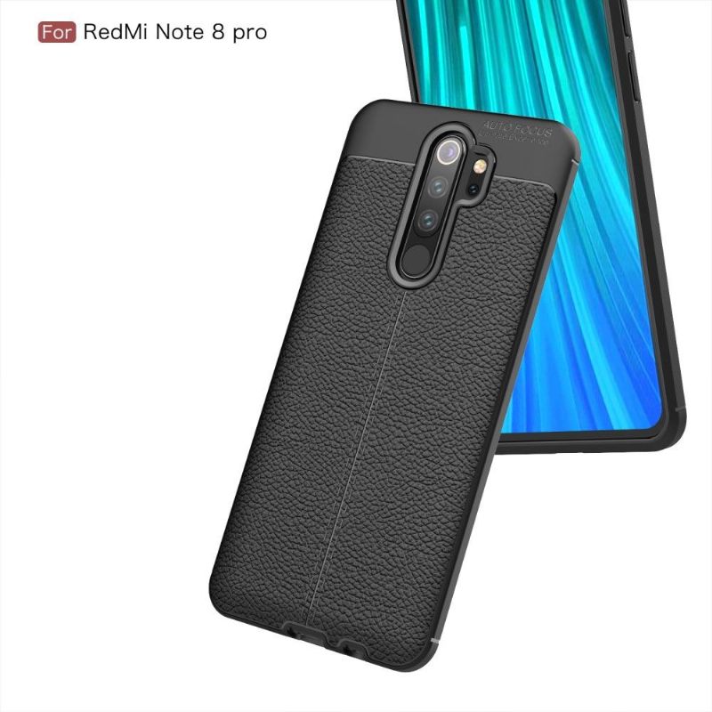 Hoesje voor Xiaomi Redmi Note 8 Pro Afwerkingsgel Van Kunstleer