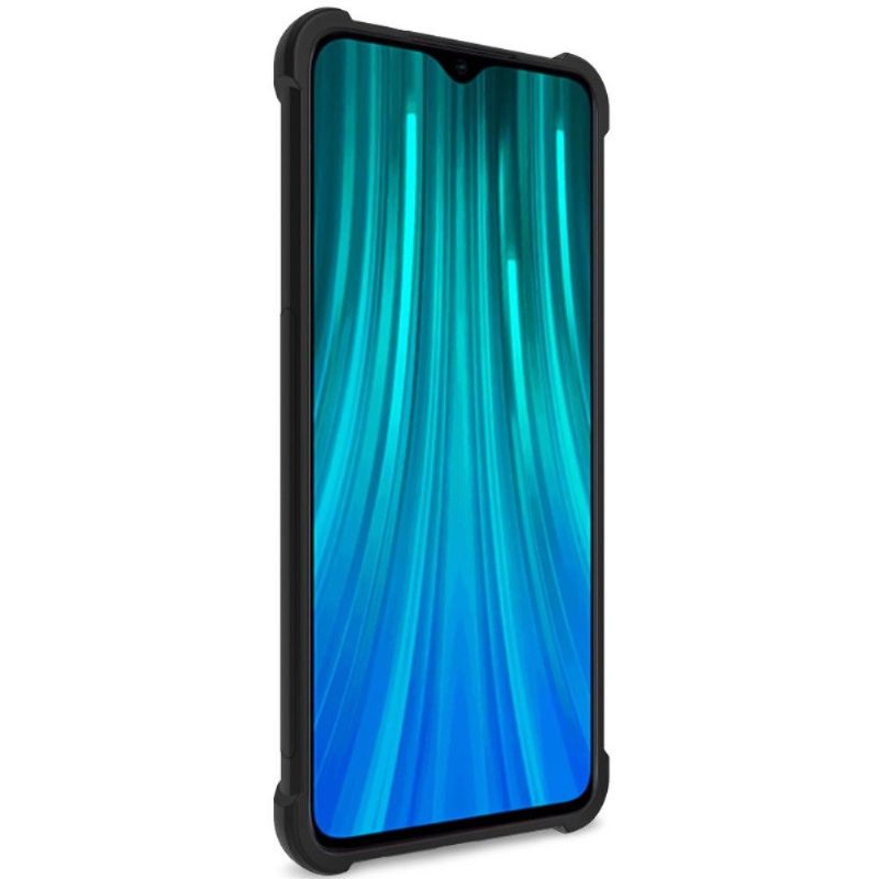 Hoesje voor Xiaomi Redmi Note 8 Pro Klasse Protect - Zwart Metaal