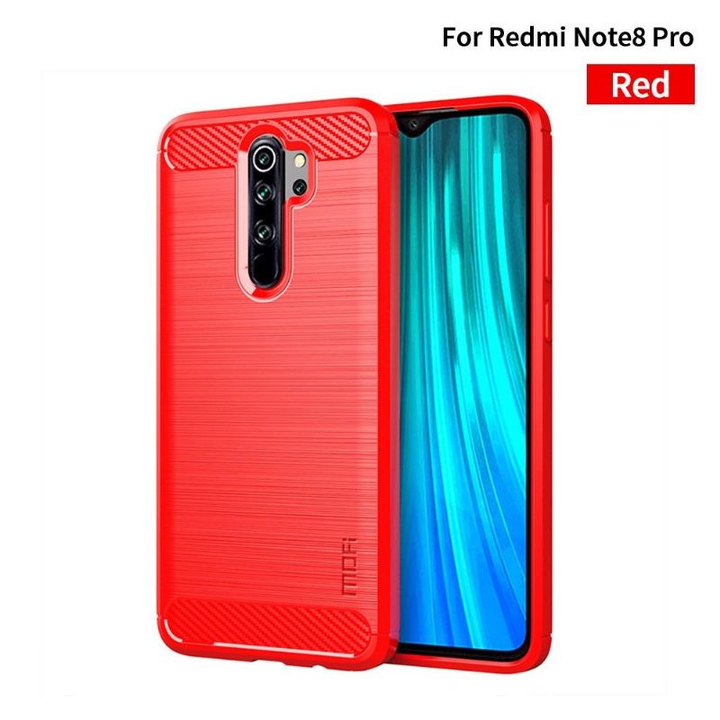 Hoesje voor Xiaomi Redmi Note 8 Pro Mofi Geborsteld Effect