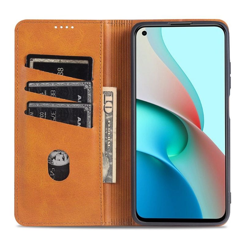 Cover voor Xiaomi Redmi Note 9T Folio-hoesje Azns Kunstleer