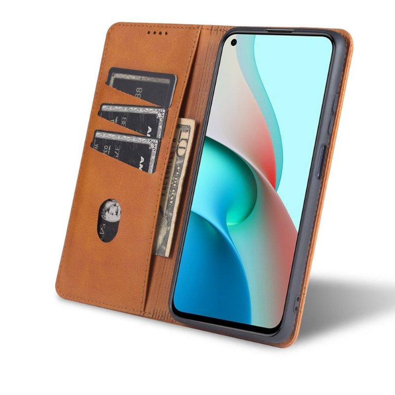 Cover voor Xiaomi Redmi Note 9T Folio-hoesje Azns Kunstleer