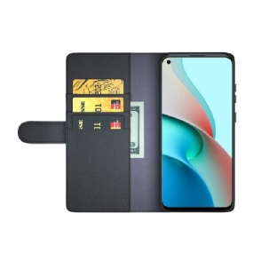 Folio-hoesje voor Xiaomi Redmi Note 9T Premium Leer