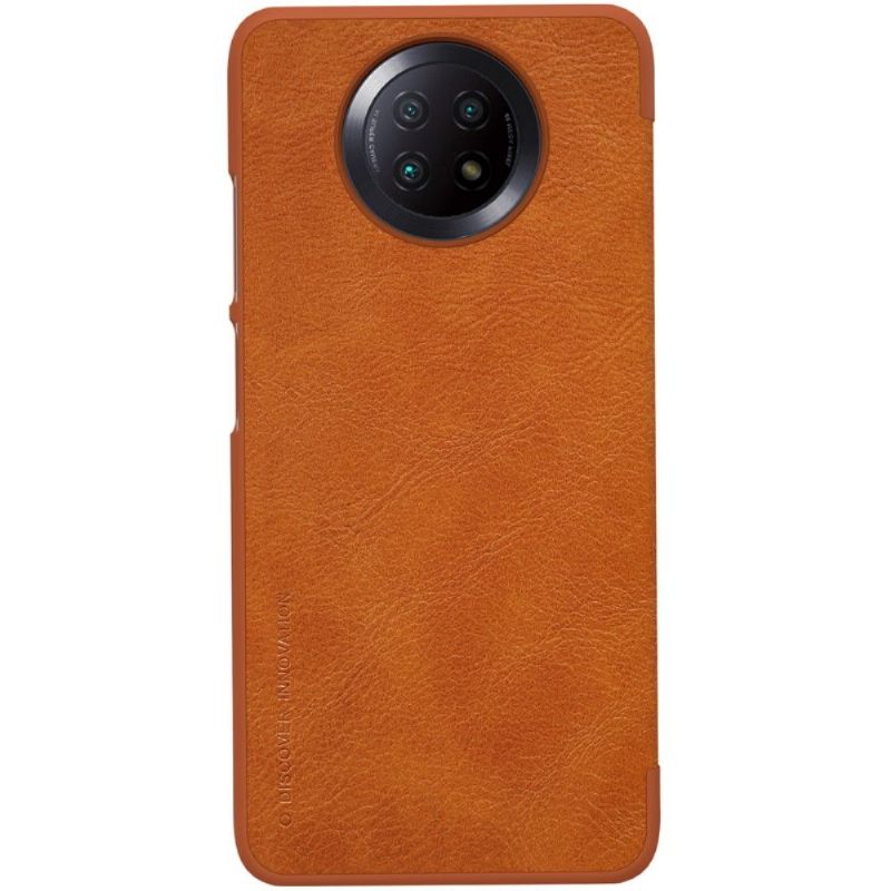 Folio-hoesje voor Xiaomi Redmi Note 9T Qin-serie Leereffect