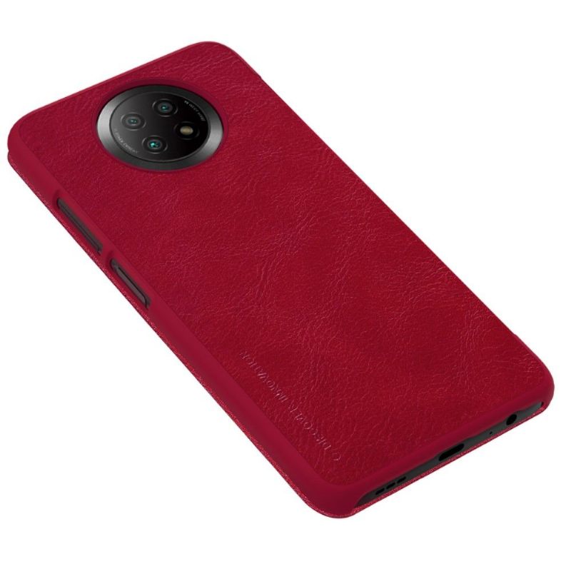 Folio-hoesje voor Xiaomi Redmi Note 9T Qin-serie Leereffect