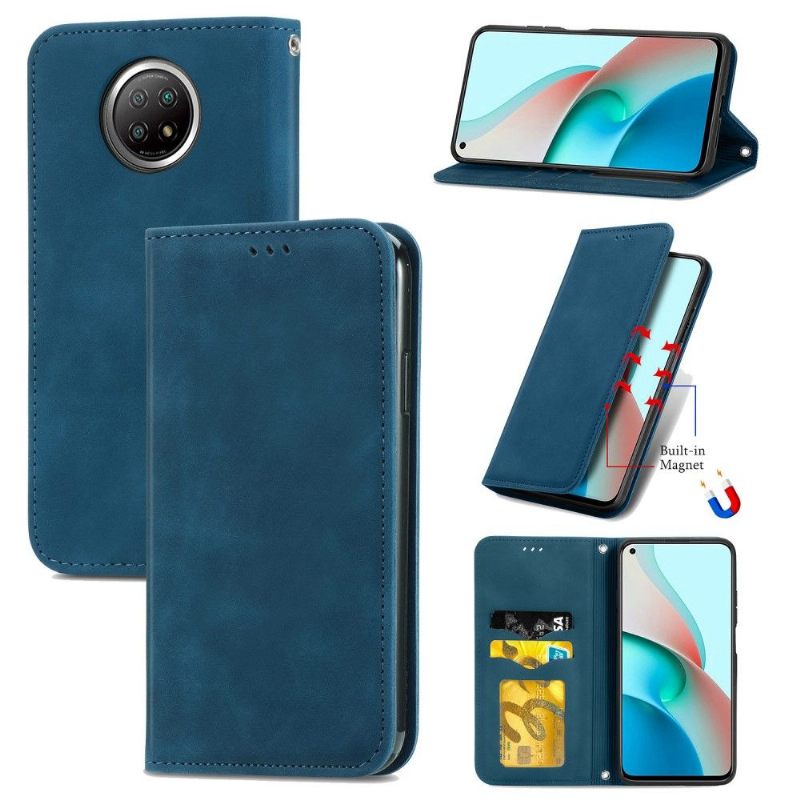 Folio-hoesje voor Xiaomi Redmi Note 9T Zakelijk Retro