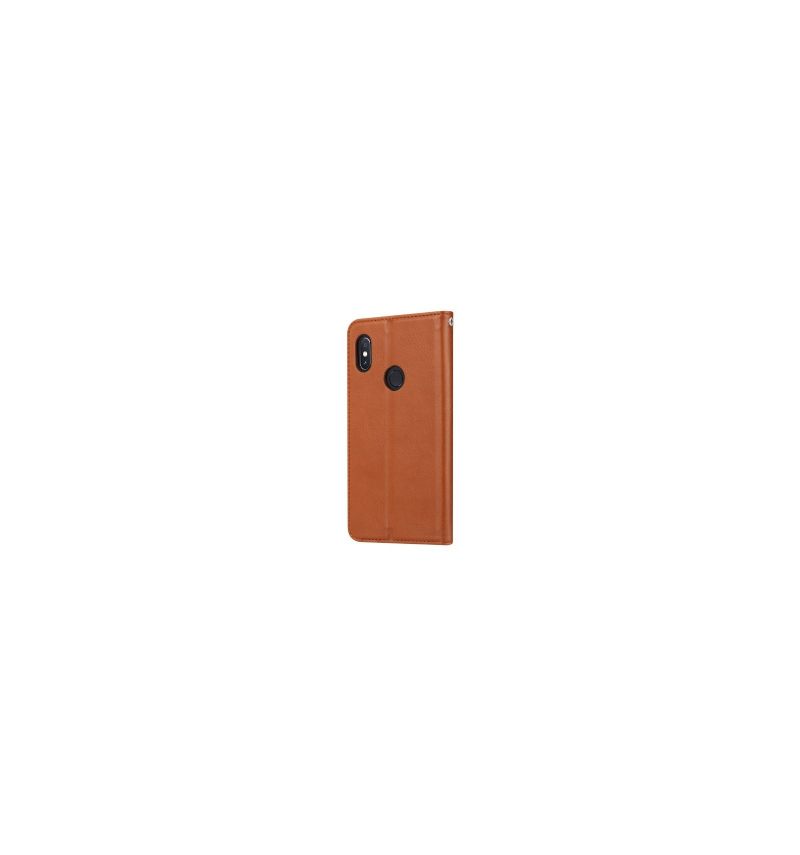 Folio-hoesje voor Xiaomi Mi 8 Leren Stand Case