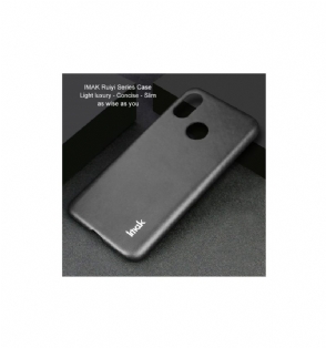 Hoesje voor Xiaomi Mi 8 Imak Imitatieleer - Zwart