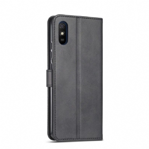 Flip Case voor Xiaomi Redmi 9A Ledereffect Lc.imeeke