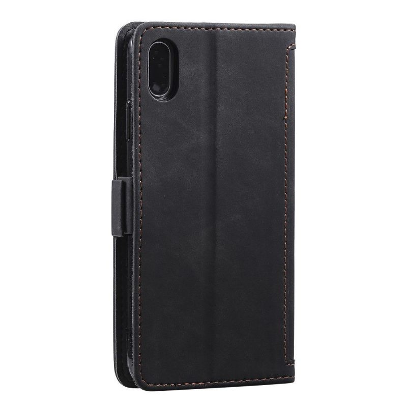 Flip Case voor Xiaomi Redmi 9A Met Ketting Vintage Kaarthouder