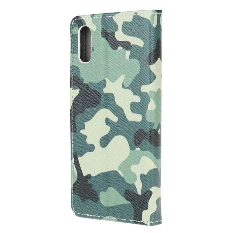 Folio-hoesje voor Xiaomi Redmi 9A Anti-fall Militaire Camouflage