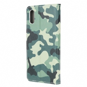 Folio-hoesje voor Xiaomi Redmi 9A Anti-fall Militaire Camouflage