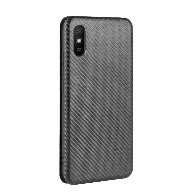 Folio-hoesje voor Xiaomi Redmi 9A Koolstofvezeleffect