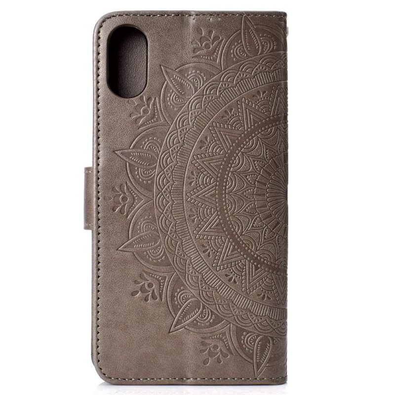 Folio-hoesje voor Xiaomi Redmi 9A Reliëf-mandala