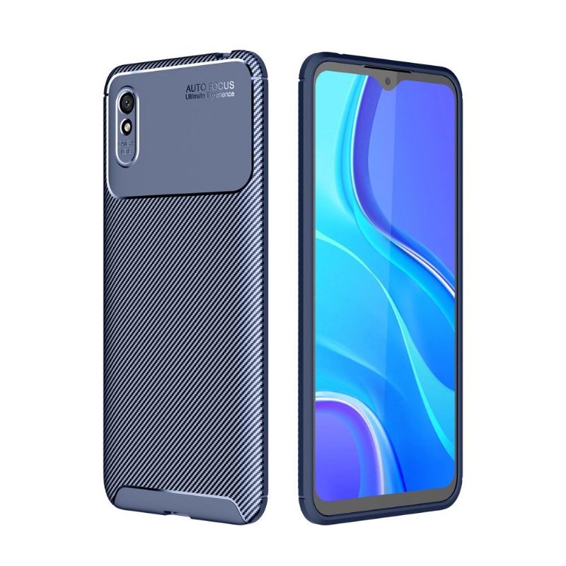 Hoesje voor Xiaomi Redmi 9A Koolstofvezeleffect