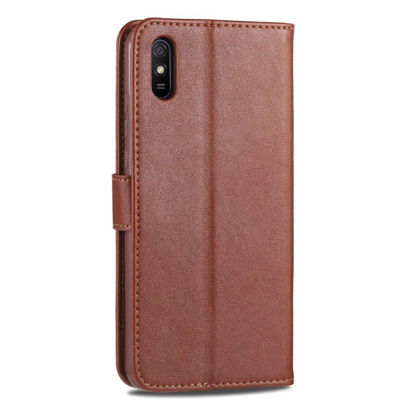 Leren Hoesje voor Xiaomi Redmi 9A Azns Retro Leder Effect