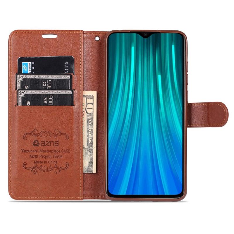 Leren Hoesje voor Xiaomi Redmi 9A Azns Retro Leder Effect