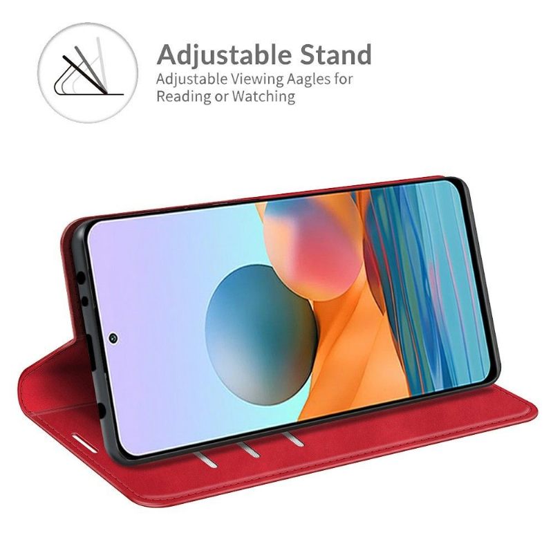 Case voor Xiaomi Redmi Note 10 Pro Kunstleer Stand Functie