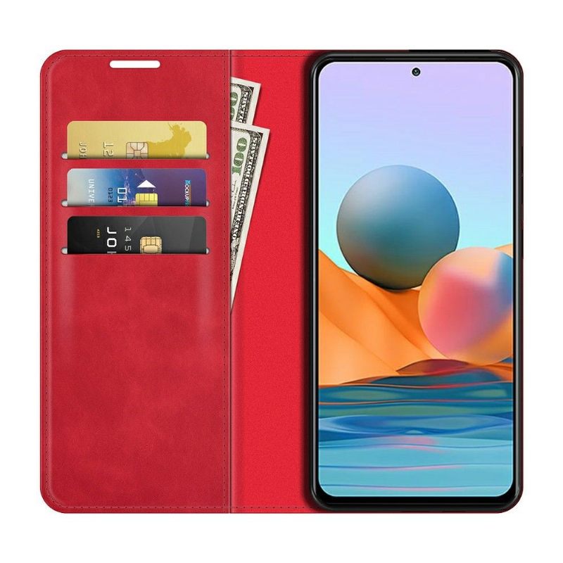 Case voor Xiaomi Redmi Note 10 Pro Kunstleer Stand Functie