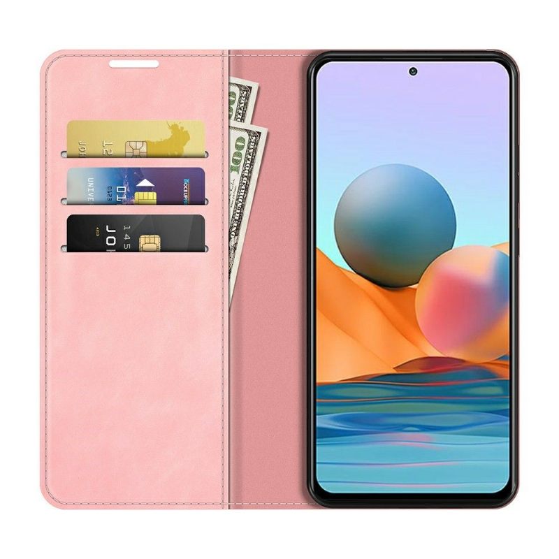 Case voor Xiaomi Redmi Note 10 Pro Kunstleer Stand Functie