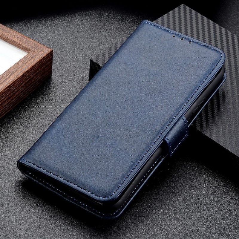 Cover voor Xiaomi Redmi Note 10 Pro Portemonnee Mat Lederen Effect Hoes