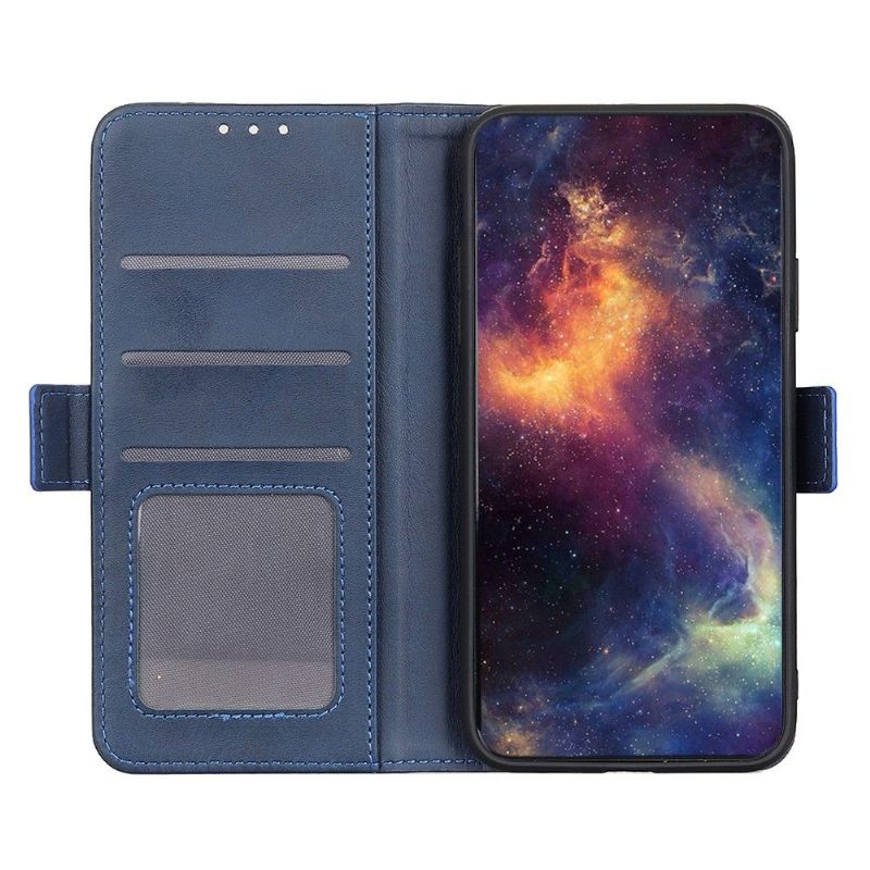 Cover voor Xiaomi Redmi Note 10 Pro Portemonnee Mat Lederen Effect Hoes