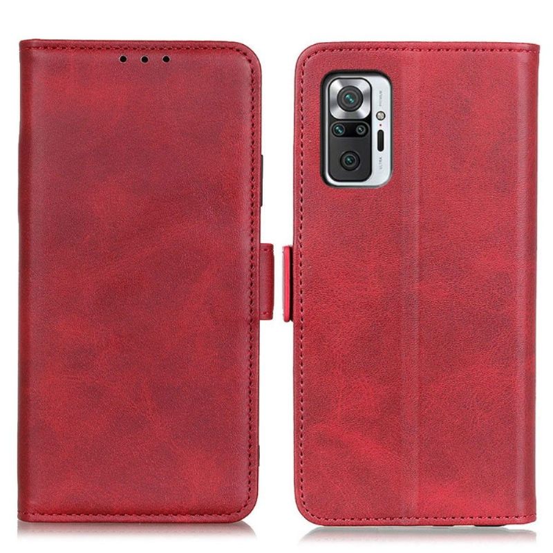 Cover voor Xiaomi Redmi Note 10 Pro Portemonnee Mat Lederen Effect Hoes