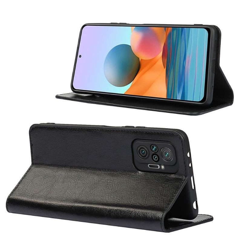 Flip Case voor Xiaomi Redmi Note 10 Pro Ondersteuningsfunctie Voor Leren Kaarthouder