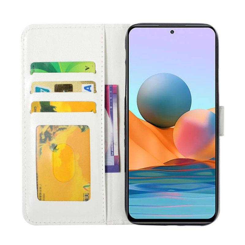 Folio-hoesje voor Xiaomi Redmi Note 10 Pro Anti-fall Driehoekenpatroon