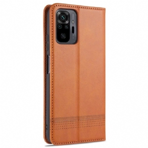 Folio-hoesje voor Xiaomi Redmi Note 10 Pro Azns Kunstleer