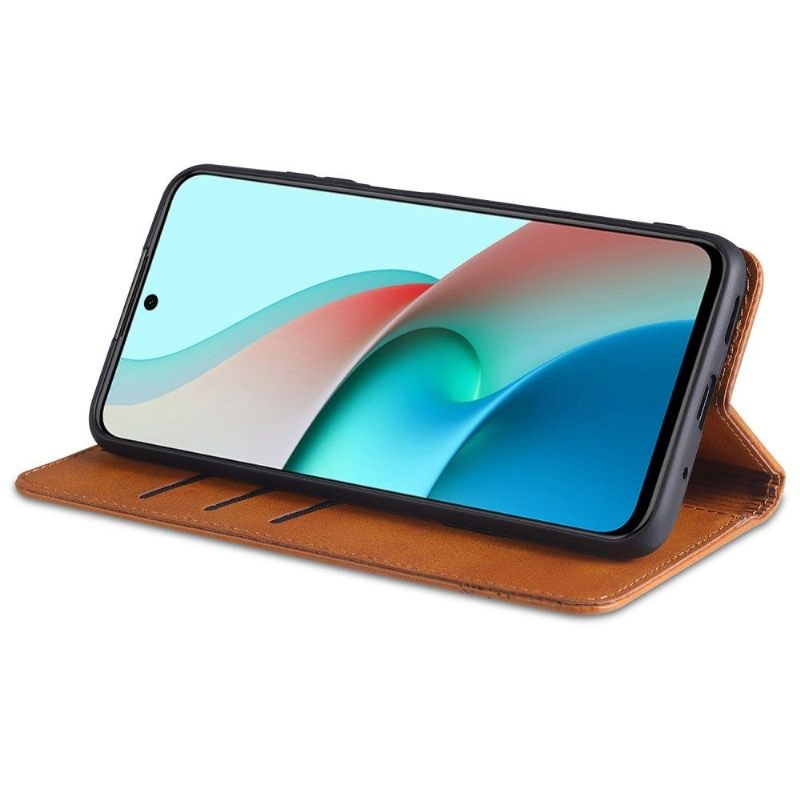 Folio-hoesje voor Xiaomi Redmi Note 10 Pro Azns Kunstleer