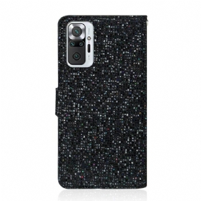 Folio-hoesje voor Xiaomi Redmi Note 10 Pro Glitterkaarthouder