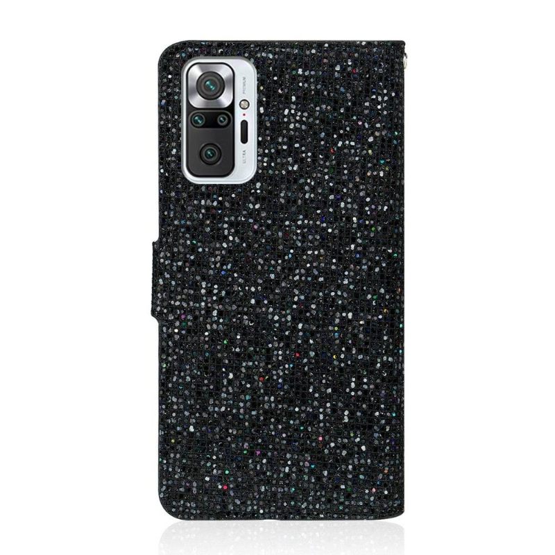 Folio-hoesje voor Xiaomi Redmi Note 10 Pro Glitterkaarthouder