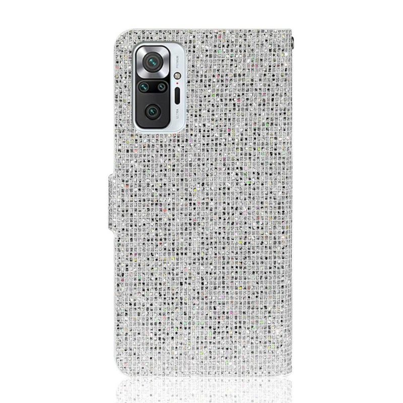 Folio-hoesje voor Xiaomi Redmi Note 10 Pro Glitterkaarthouder