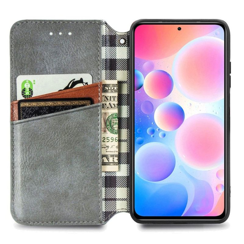 Folio-hoesje voor Xiaomi Redmi Note 10 Pro Kub Design-kaarthouder