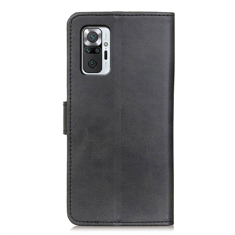 Folio-hoesje voor Xiaomi Redmi Note 10 Pro Marius Mat Leereffect