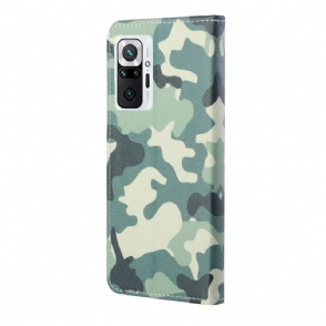 Folio-hoesje voor Xiaomi Redmi Note 10 Pro Militaire Camouflage