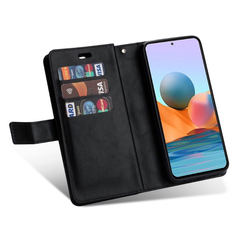 Folio-hoesje voor Xiaomi Redmi Note 10 Pro Portemonnee Met Ketting Kunstleer