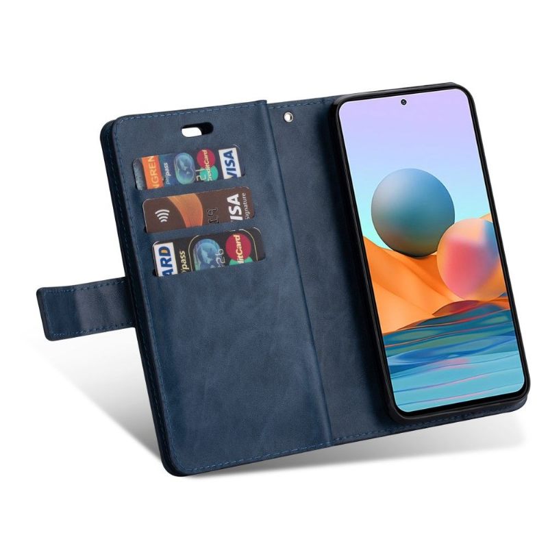 Folio-hoesje voor Xiaomi Redmi Note 10 Pro Portemonnee Met Ketting Kunstleer