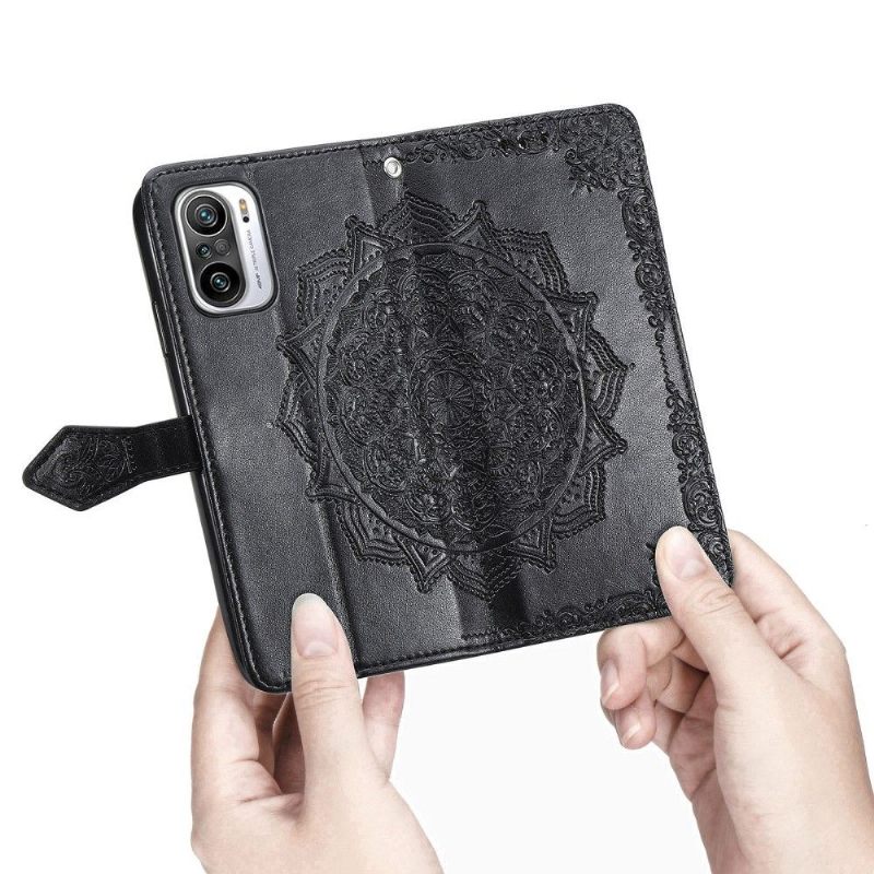 Folio-hoesje voor Xiaomi Redmi Note 10 Pro Reliëf-mandala