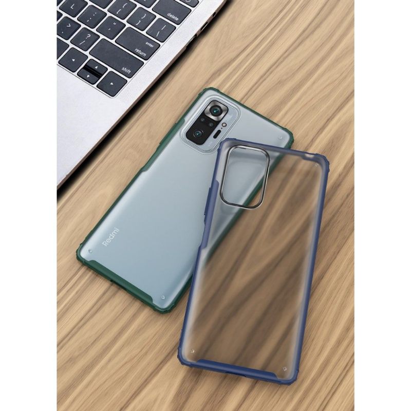 Hoesje voor Xiaomi Redmi Note 10 Pro Anti-fall Armor Series Semi Clear