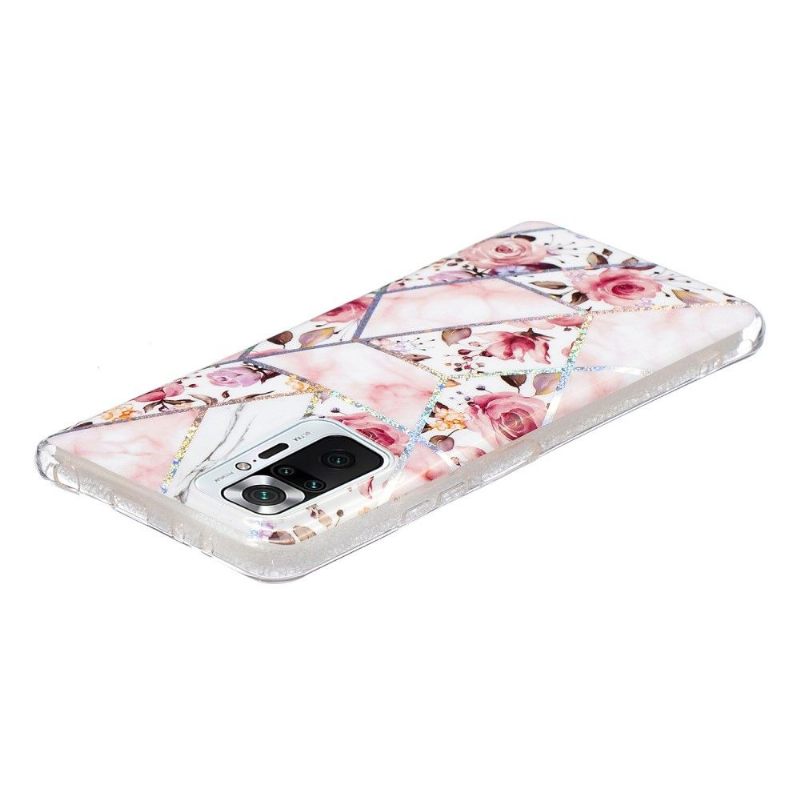 Hoesje voor Xiaomi Redmi Note 10 Pro Bloemen Geometrie