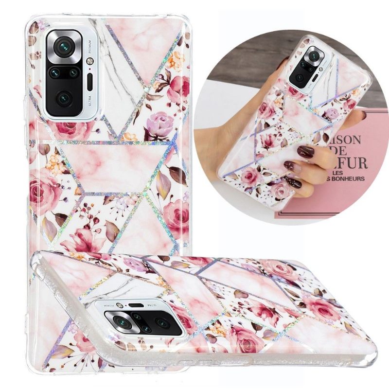 Hoesje voor Xiaomi Redmi Note 10 Pro Bloemen Geometrie