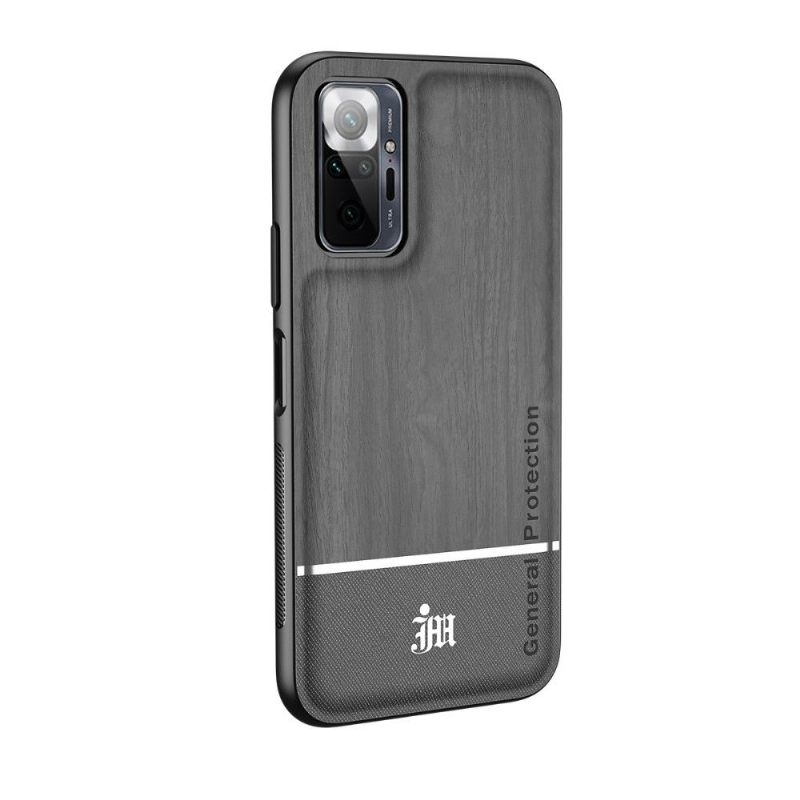 Hoesje voor Xiaomi Redmi Note 10 Pro Chique Stijl Hout