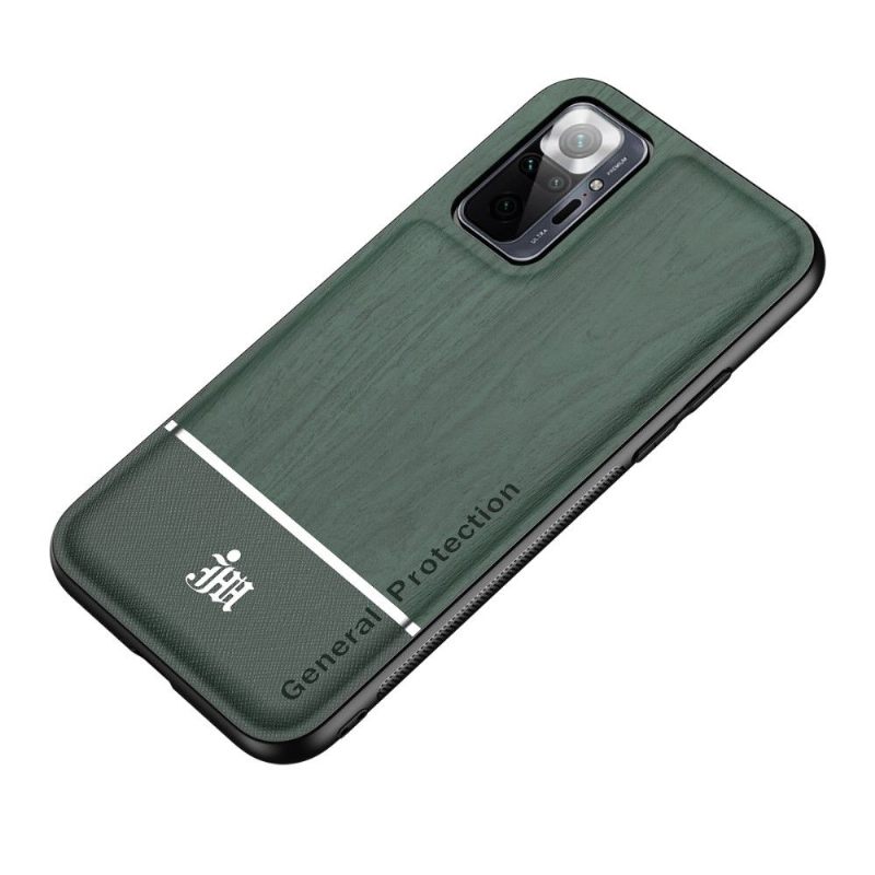 Hoesje voor Xiaomi Redmi Note 10 Pro Chique Stijl Hout